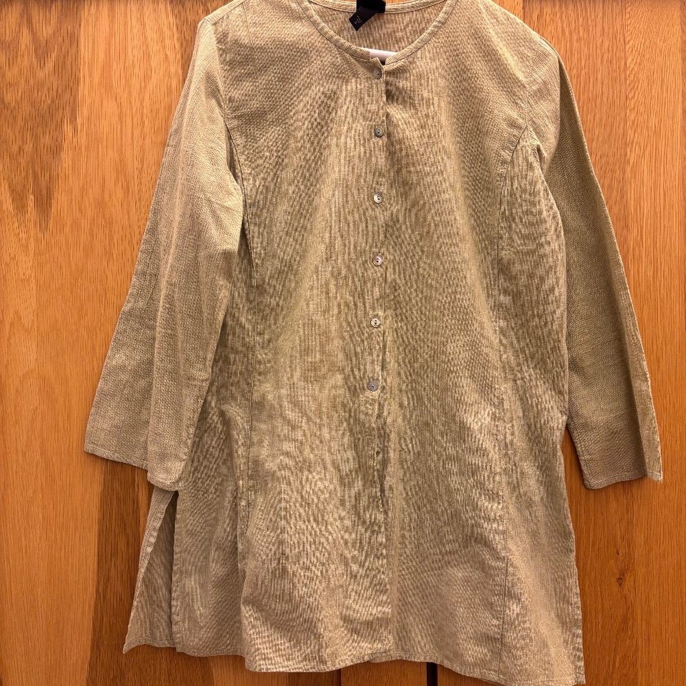 Eileen Fisher Linen-blend Tunic Size M